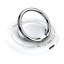 Chargeur Sans Fil Magsafe Pour Iphone Avec Support 15 W Blanc