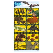 Autocollants Dinosaures Stickervel - 10 Autocollants Colorés