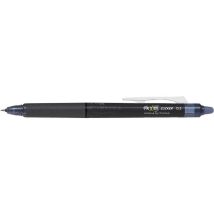 Stylo Roller Frixion Point Clicker Pointe Fine Bleu Noir Frixion