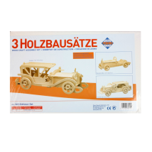 Pebaro Kit De Construction Bois Voitures Anciennes Jouet Modélisme Classique