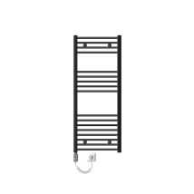 Radiateur De Salle De Bain Electrique, Anthracite, Elément Chauffant 900w Chrome, 500x1200mm