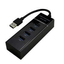Mcl Usb3-m104b/n Hub & Concentrateur Usb 3.2 Gen 1 (3.1 Gen 1) Type-a 5000 Mbit/s Noir