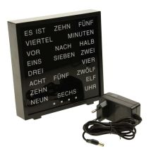Horloge À Mots Allemands À Led 16,5x17 Cm United Entertainment