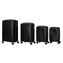 Valise Cabine - Jet Lag - Naples - Roues Amovibles - Noir