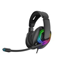 Casque Gaming Alpha Omega Players Over-ear Noir + Rgb + Micro Mute
