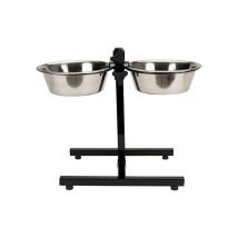 Support Gamelle Réglable Tyrol Métal Noir 25 Cm 2,8 L Tyrol