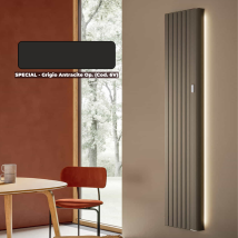 Radiateur Decoratif Électrique Connecté 1000w Anthracite Piano - Irsap