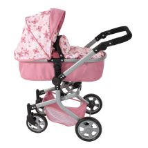 Landau Combiné Mika Fleurs Pour Poupée