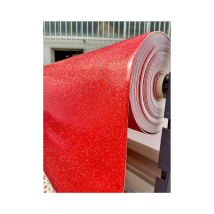 Sous-nappes Bulgommes - Promo Linge - Paillette - 280 X 140 Cm - Rouge
