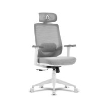 Chaise Ergonomique Alpha Gamer Stella Blanche/grise