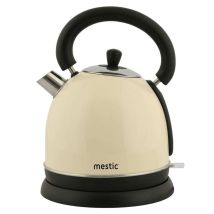 Bouilloire Électrique Mwc-180 Retro 1,8 L Crème Et Noir Mestic