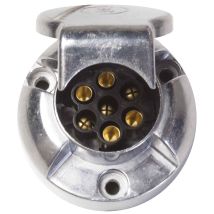 Prise Remorque Métal Femelle 7 Plots 12v