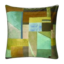 Taie D'oreiller Imprimée En Percale De Coton, Alphonse - 65 X 65 Cm - Marron