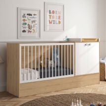 Lit De Conversion Arthur 194 X 66 X 108 Cm Artisan Oak