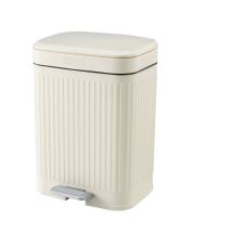 Poubelle À Pédale Aura Blanc Plastique 12l
