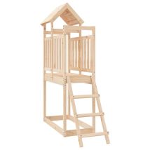 Vidaxl Tour De Jeu Avec Échelle 53x110x214 Cm Bois Massif De Pin