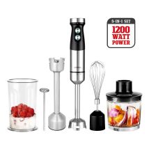 Gastroback 40972 Blender 0,5 L Mélangeur Par Immersion 1200 W Noir, Acier Inoxydable