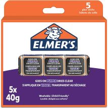 Elmer's Bâton De Colle Disappearing Purple, 40 G, Blister X5
