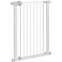 Barriere De Sécurité Enfant Easy Close Extra Tall - Métal - Blanc - Réglable De 73 A 80 Cm