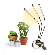 Mobiclinic Led Plant Light Mobiclinic Led Grow Light Quadruple Flexible Head 360o 6000k Black Growflex X3