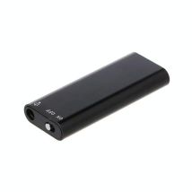 Micro Espion Usb 4gb Enregistreur Mp3 Réduction De Bruit 14h Autonomie Noir Yonis