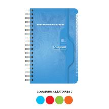 Carnet - Répertoire - 11x17cm - Petits Carreaux - 96 Pages - Spirales - Clairefontaine