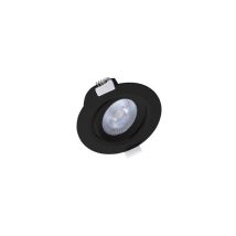 Spot Led Encastrable Orientable Ac220/240v 5w 350lm 38° Ip20 Ik08 Ø90mm - Blanc Naturel 4000k Perçage Ø68mm