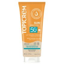 Topicrem - Lait Solaire Hydratant Peau Sensible Très Haute Protection Spf 50+ Topicrem - Le Flacon De 200ml