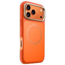 Coque Intégrale Pour Iphone 17 Pro Max Magsafe Antichocs 6m Avec Support Orange I-blason