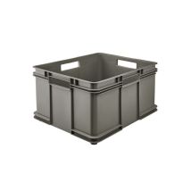 Caisse De Rangement En Plastique Recyclé 54 Litres - Gris