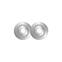 Lot De 2 Disques De Frein Mga D2025 Adaptable Bmw