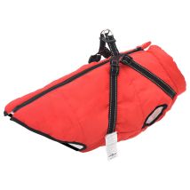 Manteau Pour Chiens Avec Harnais Imperméable Réfléchissant L68 Vidaxl