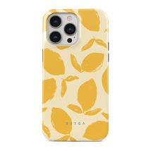 Coque Pour Iphone 14 Pro Max Tough Antichocs Modèle Lemon Tart Jaune Burga
