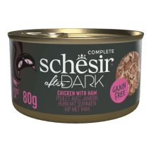 Schesir Chat After Dark Boîte 80 G - Poulet Jambon
