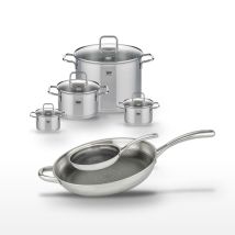 1 Poêle 24cm + 4 Faitouts 12/14/20/26cm Relief Evolution