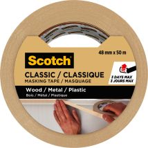 Ruban de masquage classique - beige - 50mx48mm 3M SCOTCH