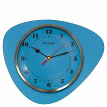 La Carafe - Horloge Murale Mediator Uni - Bleu Azur