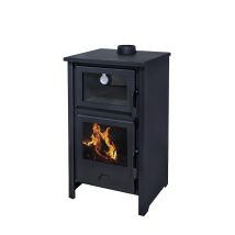 Poêle À Bois - Modèle Quartz - 9,7 Kw - Juqsu'à 210 M³ - H.89 X L.47 X P.52 Cm - Classe Énergétique A