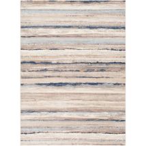 Charlotte - Tapis Abstrait, Bleu, Taupe Et Gris - 160x216cm