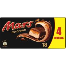 Mars - Barres Glacées Chocolat Caramel Mars - Les 18 Barres - 720g