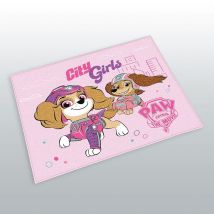Tapis - Pat'patrouille - Stella Et Son Amie - "city Girls" - Rose - 100 Cm X 120 Cm