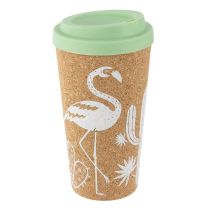 Mug De Transport En Liège Exotic - 450 Ml