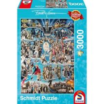 Puzzle Hollywood Xxl, 3000 Pcs