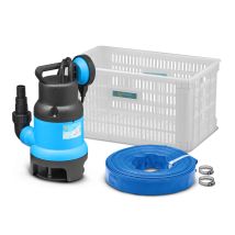 Kit Pompe Vide Caves Eaux Chargées 400w + Tuyau D Évacuation 10m - Ekko Pumps