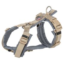 Harnais Premium Trixie Pour Chien - Sable Taupe Et Graphite Gris