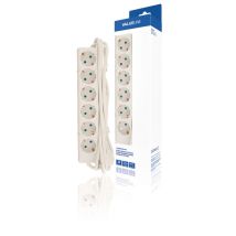 Multiprise Valueline Vles630f001wh 6 Prises Avec Protection Enfant 3,00 M Blanc