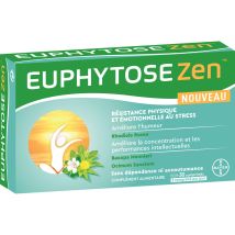 Euphytose - Complément Alimentaire Résistance Physique Et Emotionnelle Au Stress Améliore L'humeur Euphytose - La Boîte De 30 Comprimés
