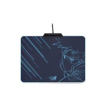 Tapis De Souris Gaming Lexip X Tsume Métal Noir Bleu M 38,7x30,5x2,5 Cm Lexip