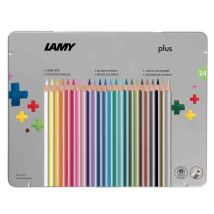 Lamy Crayon De Couleur Triangulaire Plus, Étui Métal De 24
