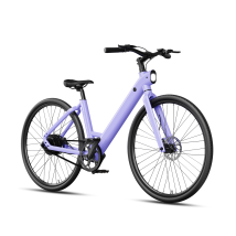 Vélo Électrique Freedare Jb1015 Cadre Ouvert 27.5" Bafang 250w Courroie, Violet